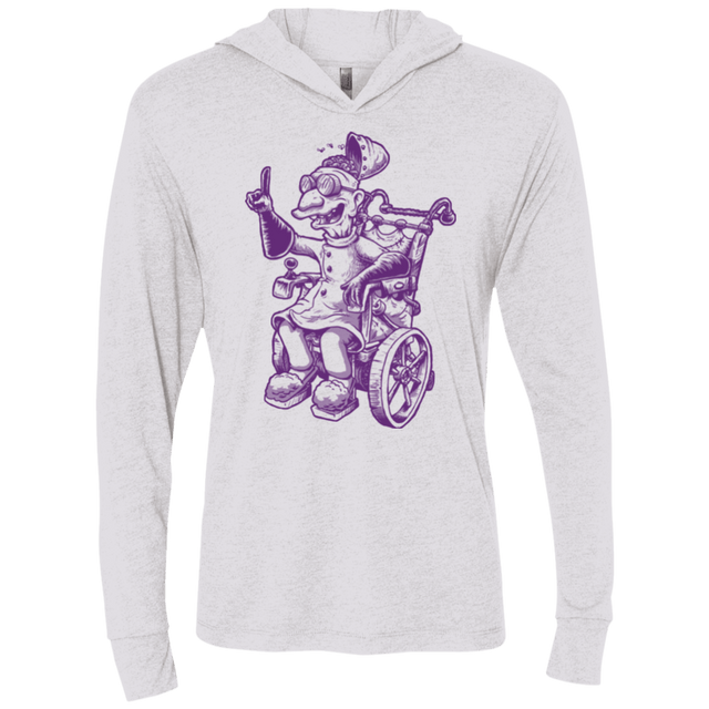 T-Shirts Heather White / X-Small Finklesworth Triblend Long Sleeve Hoodie Tee