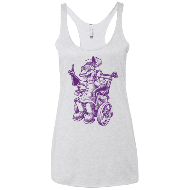 T-Shirts Heather White / X-Small Finklesworth Women's Triblend Racerback Tank