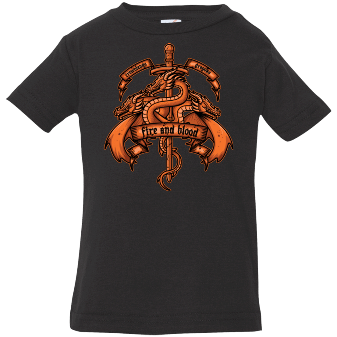T-Shirts Black / 6 Months FIRE AND BLOOD Infant PremiumT-Shirt