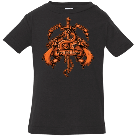 T-Shirts Black / 6 Months FIRE AND BLOOD Infant PremiumT-Shirt