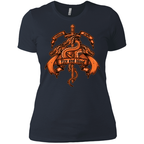 T-Shirts Indigo / X-Small FIRE AND BLOOD Women's Premium T-Shirt