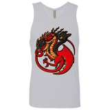 T-Shirts Heather Grey / Small FIRE BLOOD AND TRAINING Men's Premium Tank Top