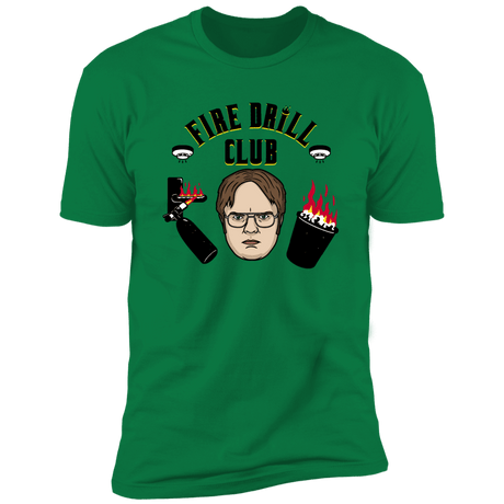 T-Shirts Kelly Green / S Fire Drill Club Men's Premium T-Shirt