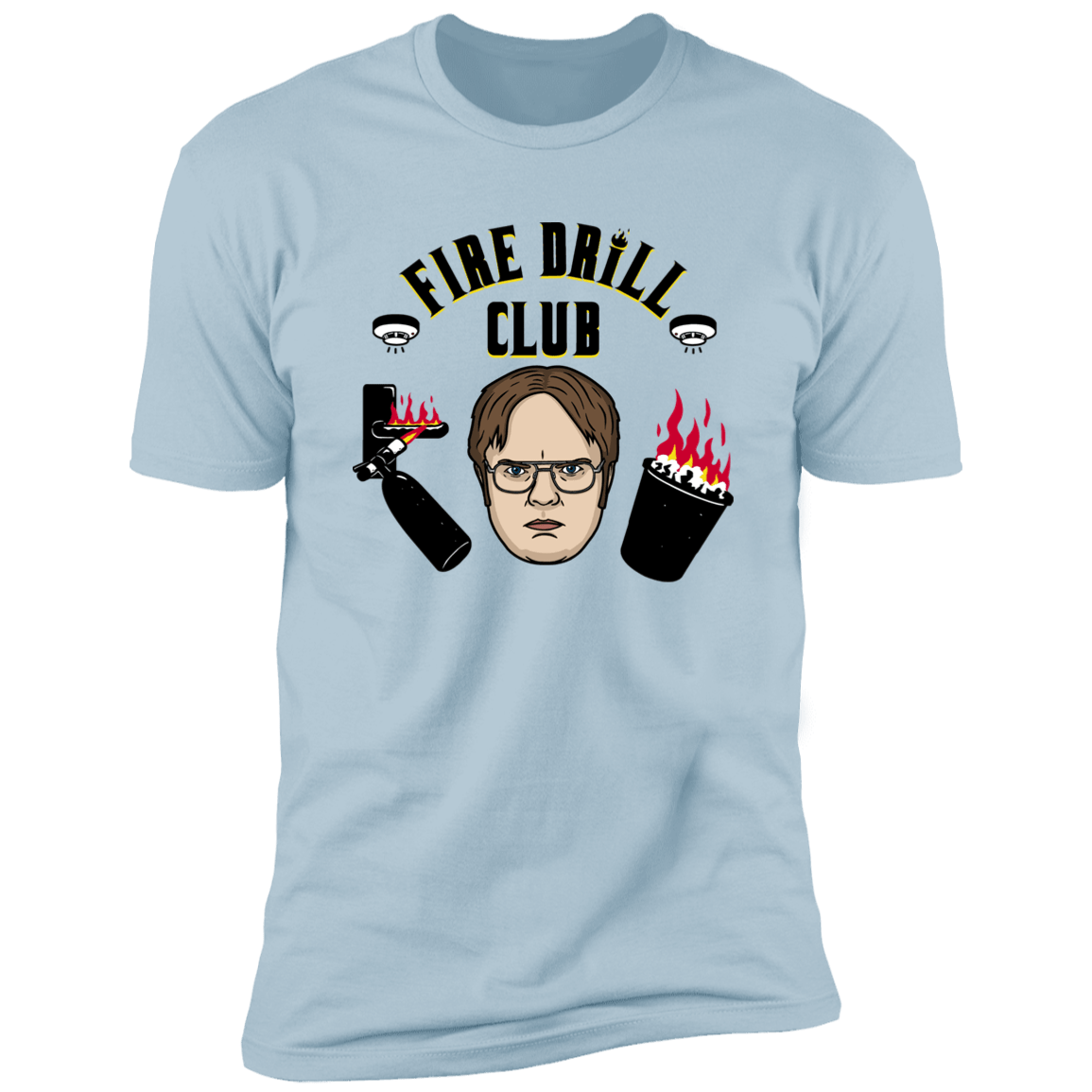 T-Shirts Light Blue / S Fire Drill Club Men's Premium T-Shirt