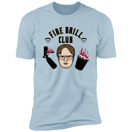 T-Shirts Light Blue / S Fire Drill Club Men's Premium T-Shirt