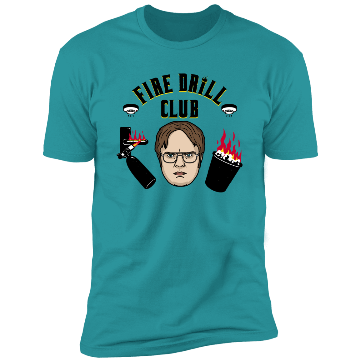 T-Shirts Tahiti Blue / S Fire Drill Club Men's Premium T-Shirt