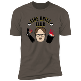 T-Shirts Warm Grey / S Fire Drill Club Men's Premium T-Shirt