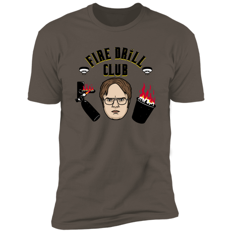 T-Shirts Warm Grey / S Fire Drill Club Men's Premium T-Shirt