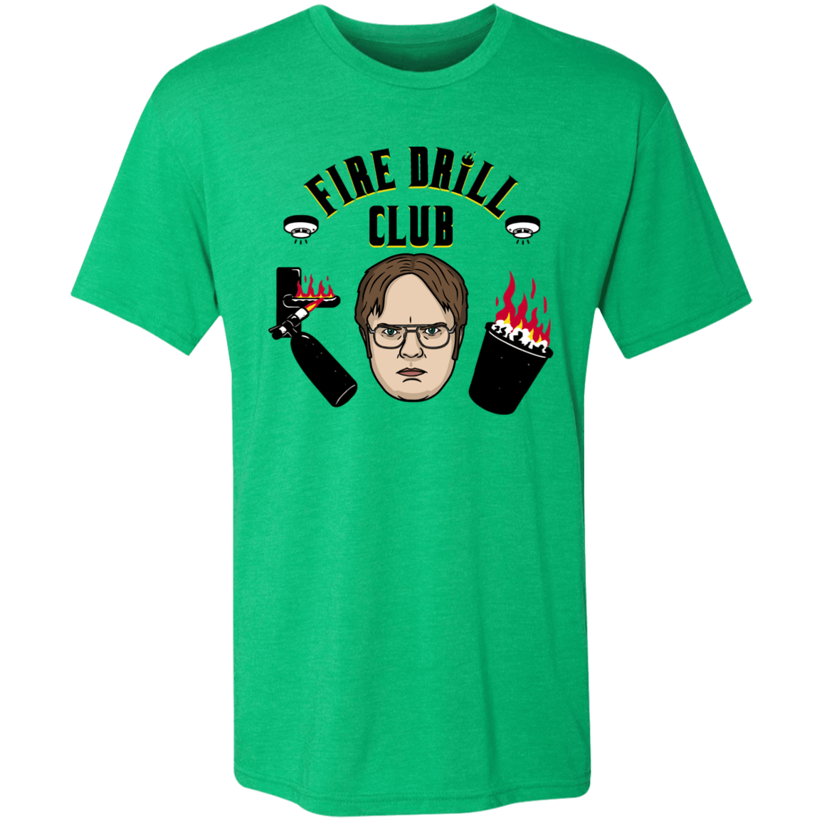 T-Shirts Envy / S Fire Drill Club Men's Triblend T-Shirt