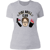 T-Shirts Heather Grey / S Fire Drill Club Women's Premium T-Shirt