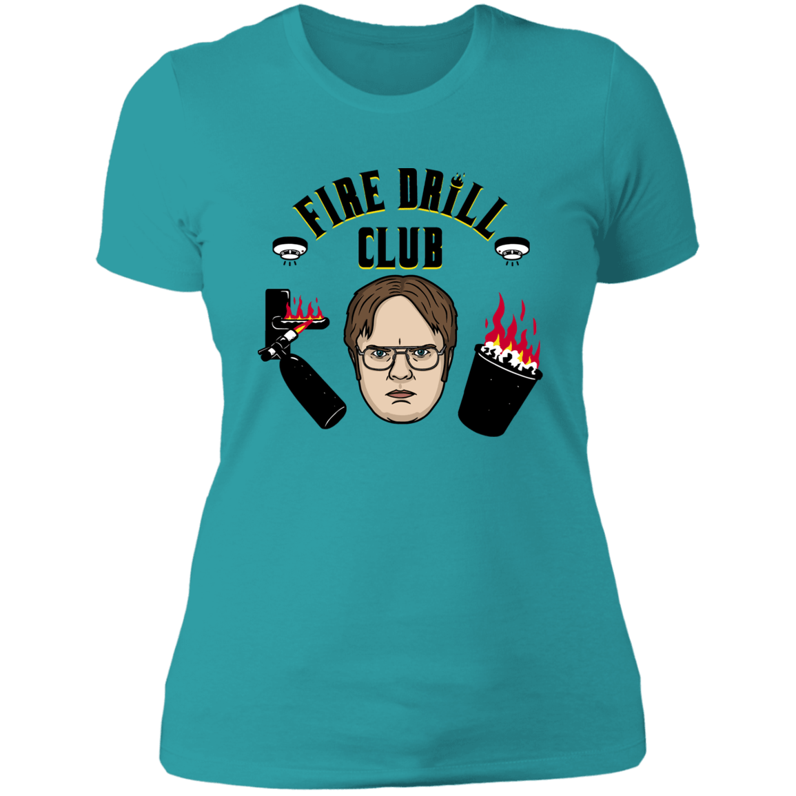 T-Shirts Tahiti Blue / S Fire Drill Club Women's Premium T-Shirt