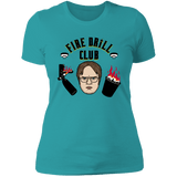 T-Shirts Tahiti Blue / S Fire Drill Club Women's Premium T-Shirt