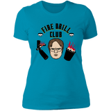 T-Shirts Turquoise / S Fire Drill Club Women's Premium T-Shirt