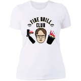 T-Shirts White / S Fire Drill Club Women's Premium T-Shirt