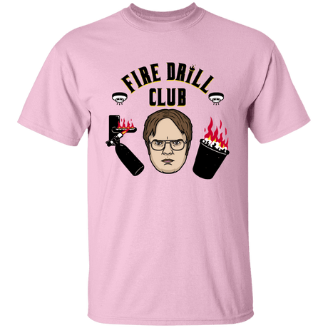 T-Shirts Light Pink / YXS Fire Drill Club Youth T-Shirt