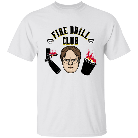 T-Shirts White / YXS Fire Drill Club Youth T-Shirt