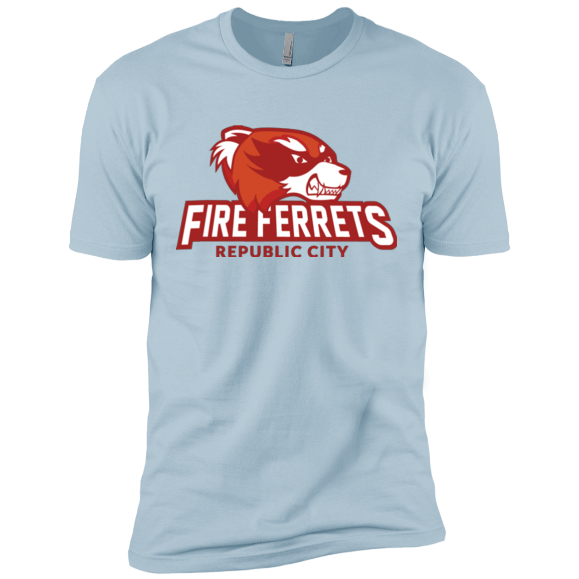 T-Shirts Light Blue / X-Small Fire Ferrets Men's Premium T-Shirt