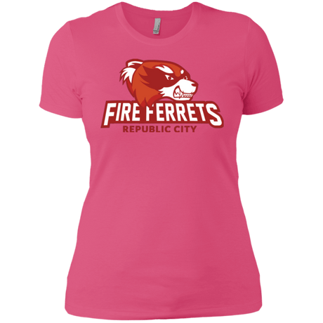 T-Shirts Hot Pink / X-Small Fire Ferrets Women's Premium T-Shirt