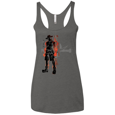 T-Shirts Premium Heather / X-Small Fire fist Women's Triblend Racerback Tank