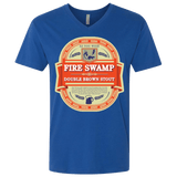T-Shirts Royal / X-Small Fire Swamp Ale Men's Premium V-Neck