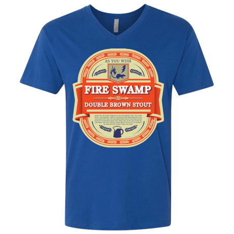 T-Shirts Royal / X-Small Fire Swamp Ale Men's Premium V-Neck