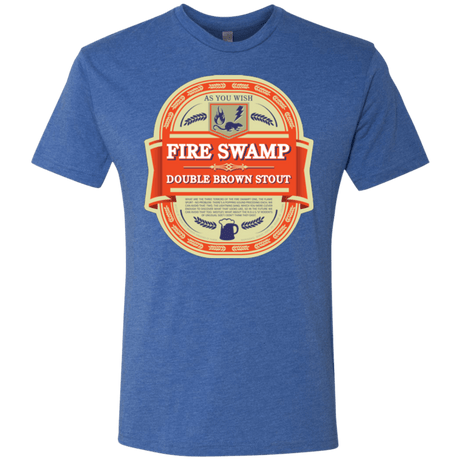 T-Shirts Vintage Royal / Small Fire Swamp Ale Men's Triblend T-Shirt