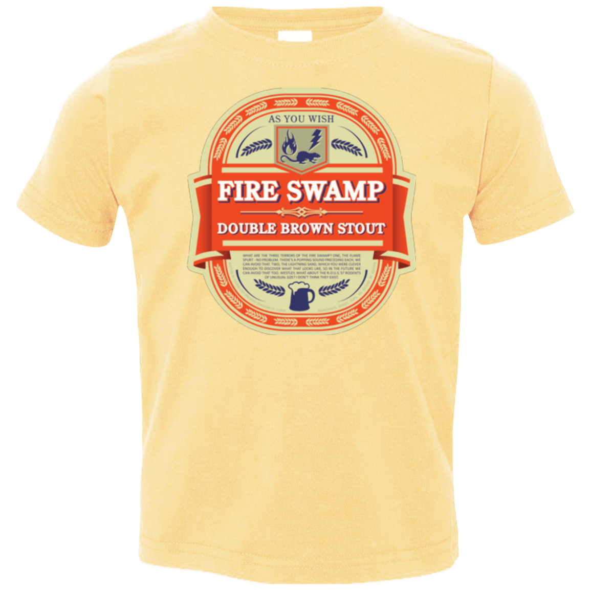 T-Shirts Butter / 2T Fire Swamp Ale Toddler Premium T-Shirt