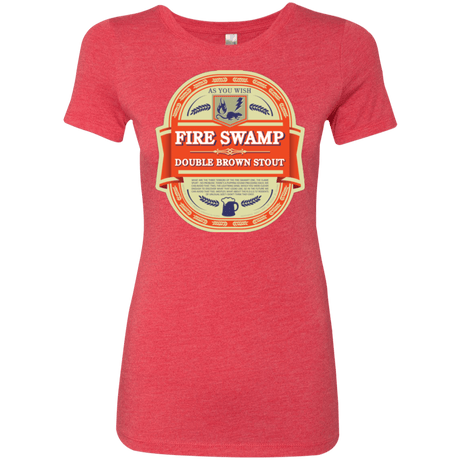 T-Shirts Vintage Red / Small Fire Swamp Ale Women's Triblend T-Shirt