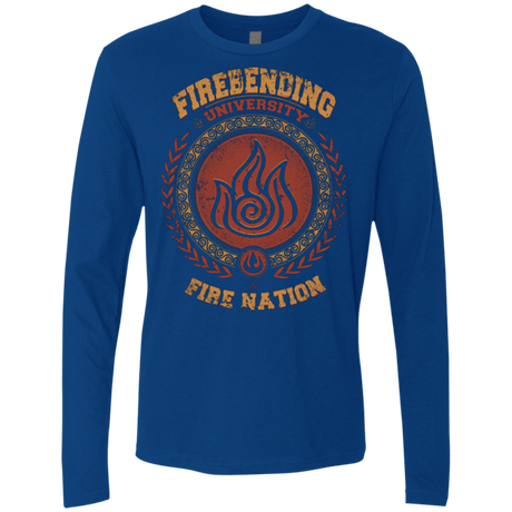 T-Shirts Royal / Small Firebending university Men's Premium Long Sleeve