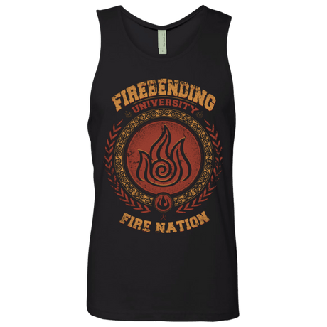 T-Shirts Black / Small Firebending university Men's Premium Tank Top