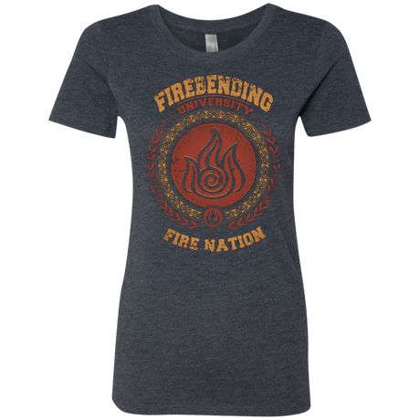 T-Shirts Vintage Navy / Small Firebending university Women's Triblend T-Shirt