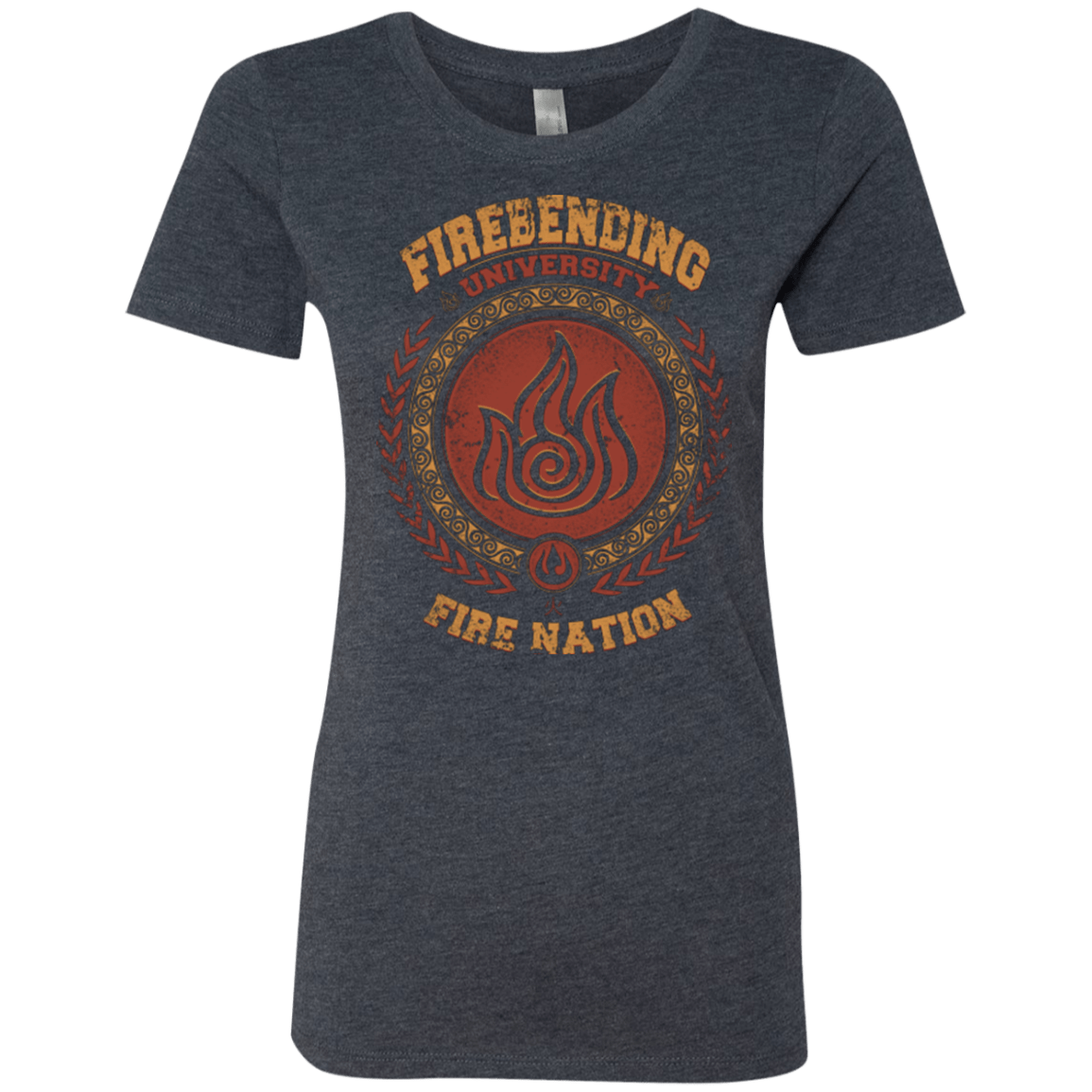T-Shirts Vintage Navy / Small Firebending university Women's Triblend T-Shirt