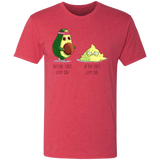 T-Shirts Vintage Red / S First Gym Day Avocado Men's Triblend T-Shirt