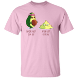 T-Shirts Light Pink / S First Gym Day Avocado T-Shirt