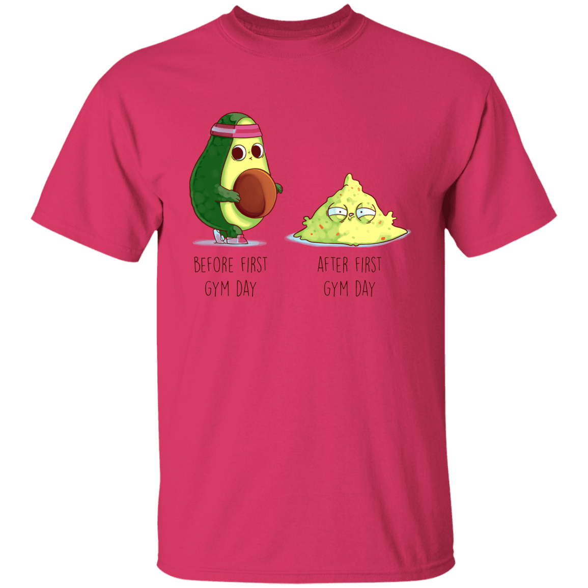 T-Shirts Heliconia / YXS First Gym Day Avocado Youth T-Shirt