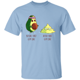 T-Shirts Light Blue / YXS First Gym Day Avocado Youth T-Shirt