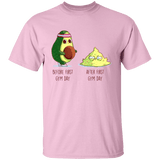 T-Shirts Light Pink / YXS First Gym Day Avocado Youth T-Shirt