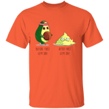 T-Shirts Orange / YXS First Gym Day Avocado Youth T-Shirt