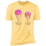 T-Shirts Banana Cream / S First Gym Day Men's Premium T-Shirt