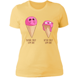 T-Shirts Banana Cream/ / S First Gym Day Women's Premium T-Shirt