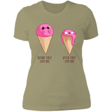 T-Shirts Light Olive / S First Gym Day Women's Premium T-Shirt