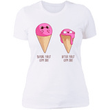 T-Shirts White / S First Gym Day Women's Premium T-Shirt