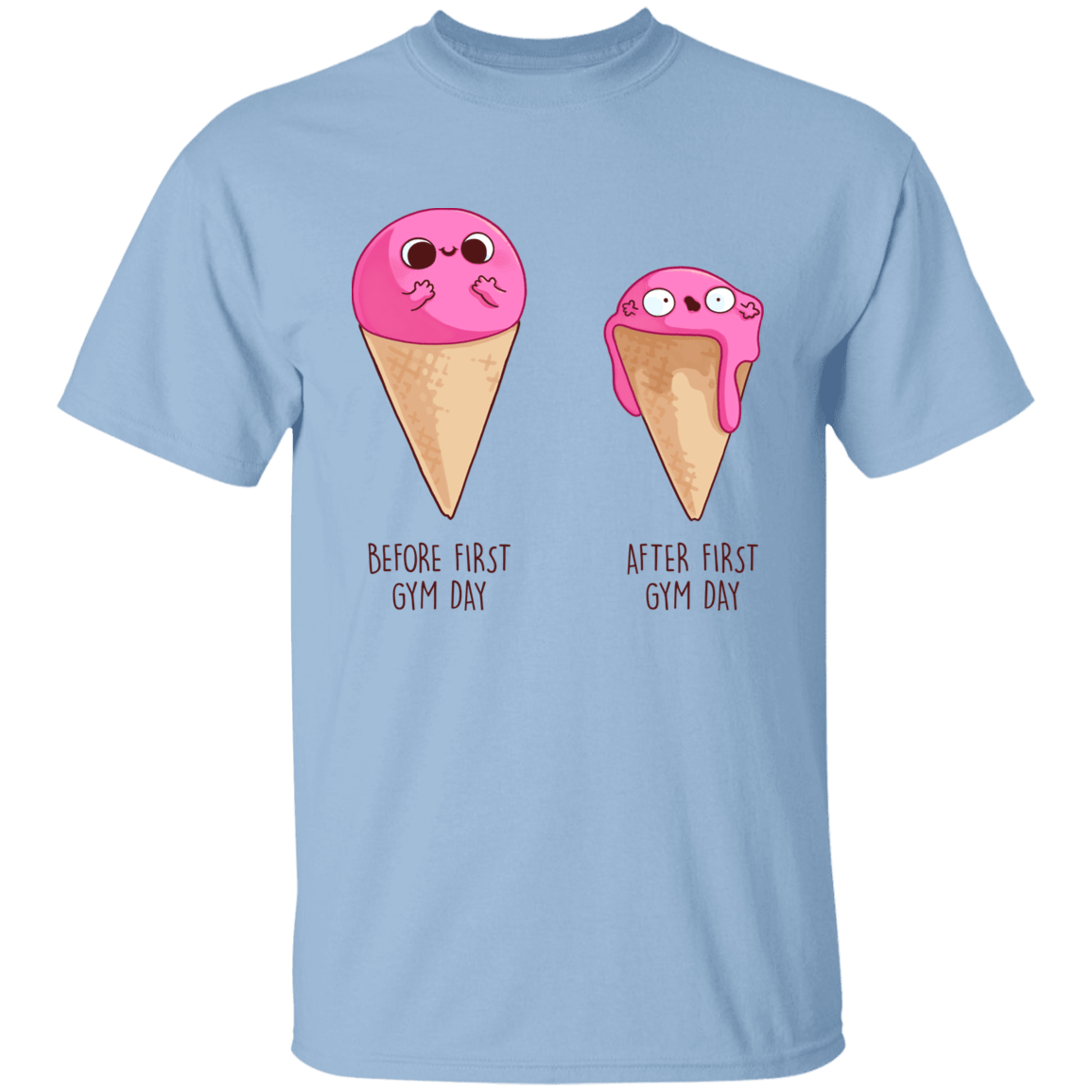 T-Shirts Light Blue / YXS First Gym Day Youth T-Shirt