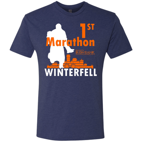 T-Shirts Vintage Navy / Small First marathon Men's Triblend T-Shirt