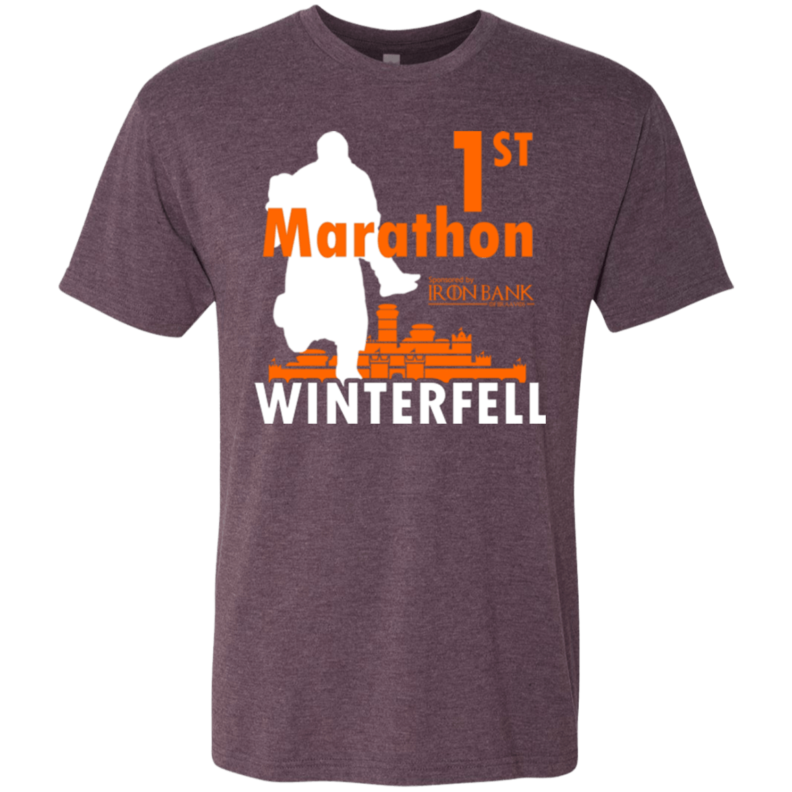 T-Shirts Vintage Purple / Small First marathon Men's Triblend T-Shirt