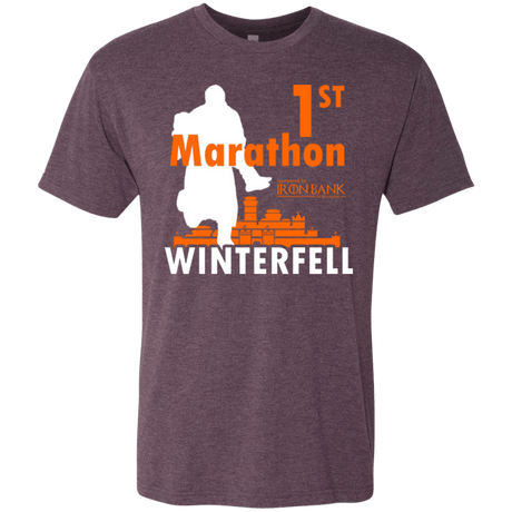 T-Shirts Vintage Purple / Small First marathon Men's Triblend T-Shirt
