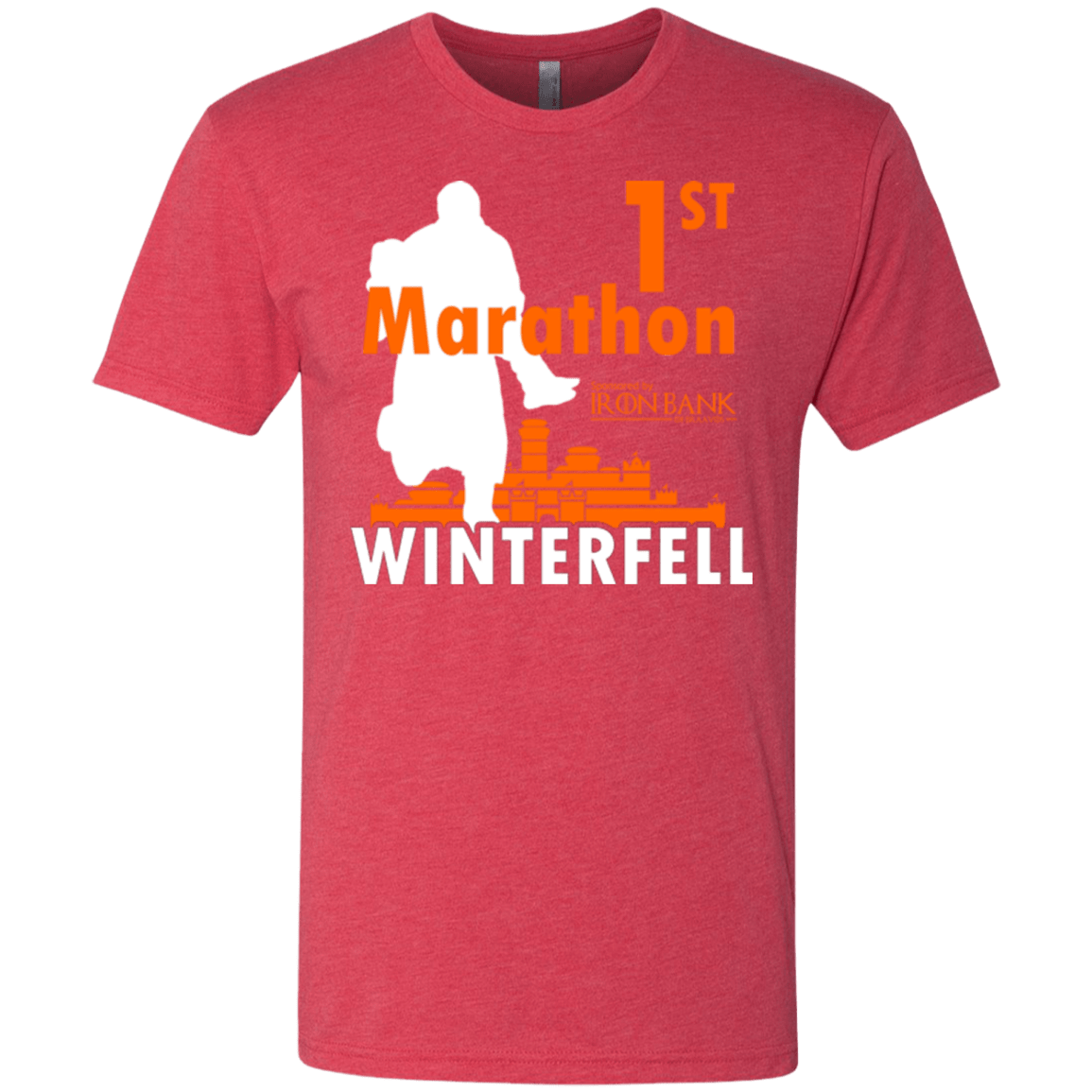 T-Shirts Vintage Red / Small First marathon Men's Triblend T-Shirt