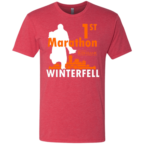 T-Shirts Vintage Red / Small First marathon Men's Triblend T-Shirt