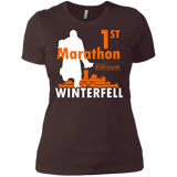 T-Shirts Dark Chocolate / X-Small First marathon Women's Premium T-Shirt