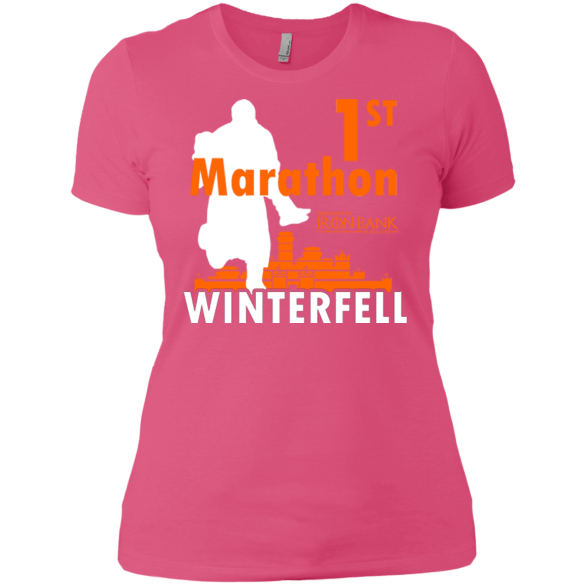 T-Shirts Hot Pink / X-Small First marathon Women's Premium T-Shirt